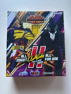 NEW My Hero Academia Collectible Card Game All Might Vs. All for One Two Player